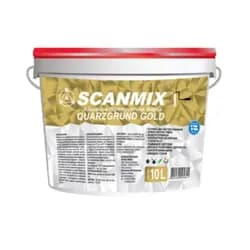 Краска грунтующая SCANMIX Gold 10л кварц-грунт ведро - PRORAB