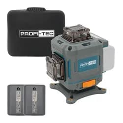 Нивелир лазерный PROFI-TEC PGL 4D 1640 +2 батареи+ 2 пульта - PRORAB image-3