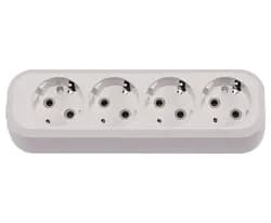 Колодка LUXEL 4-я из заземл. 7151 - PRORAB
