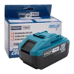 Аккумуляторная батарея PROFI-TEC PT2080EP 20V 8.0Ar с индикатором - PRORAB